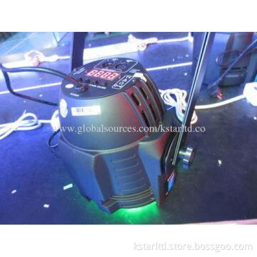 LED stage light with 54 x 1W LED, 8CH, 12 red + 18 green + 18 blue + 6 white LED, 100 to 240V